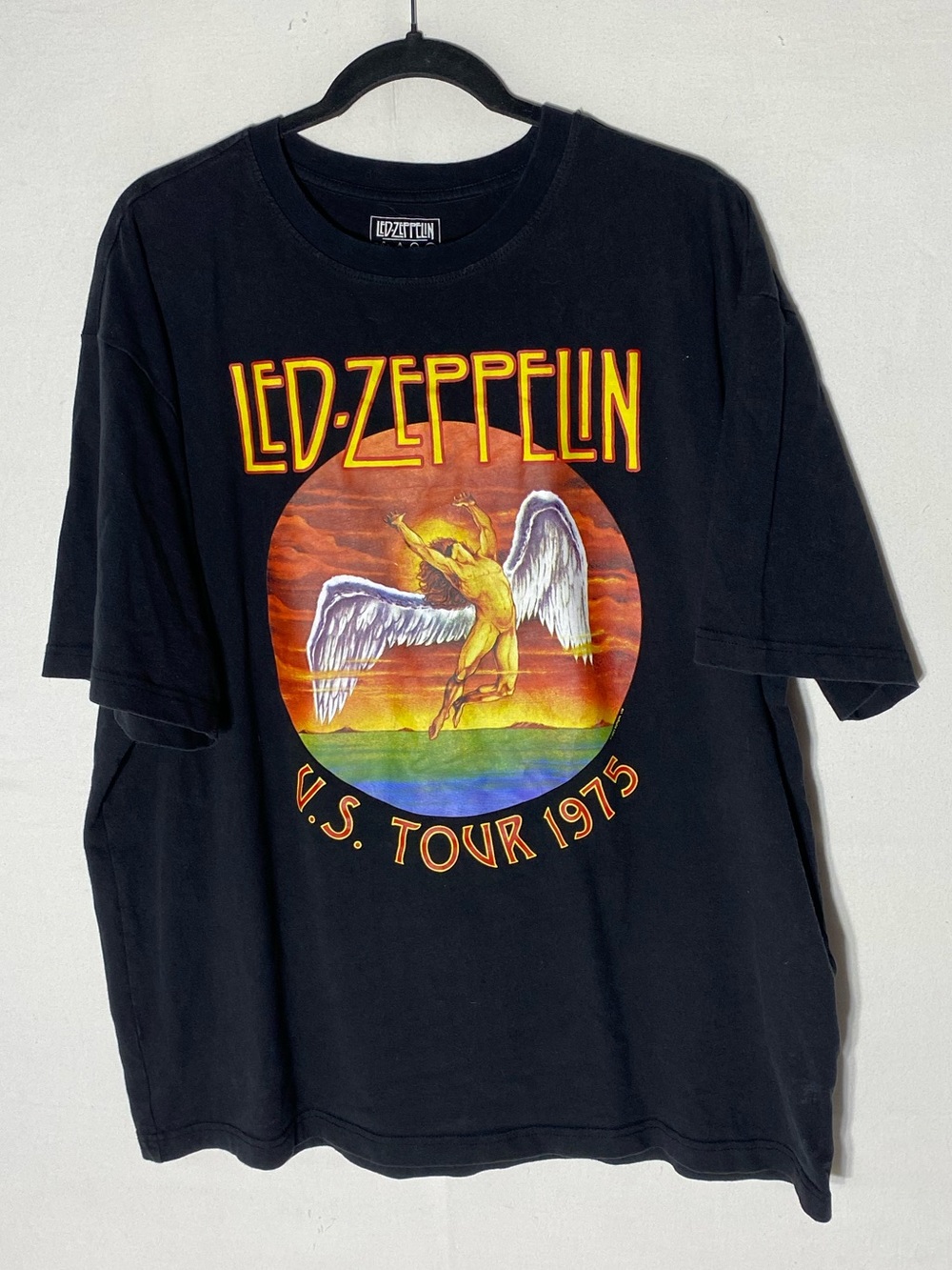 Only & Sons Led Zeppelin US Tour 1975 Swan Song Graphic Tee Band T Shirt 2XL